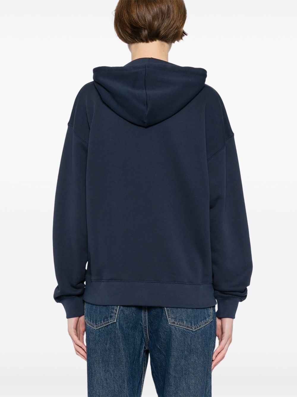 Bold fox head patch hoodie - 4