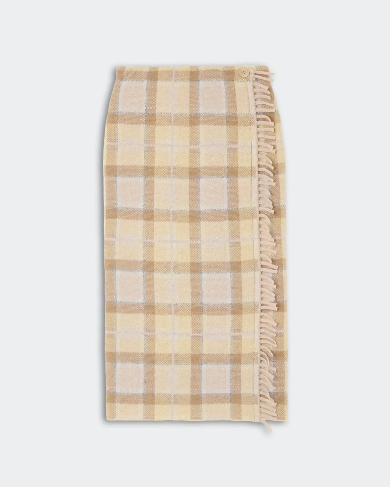Tartan Wrap Skirt - 1