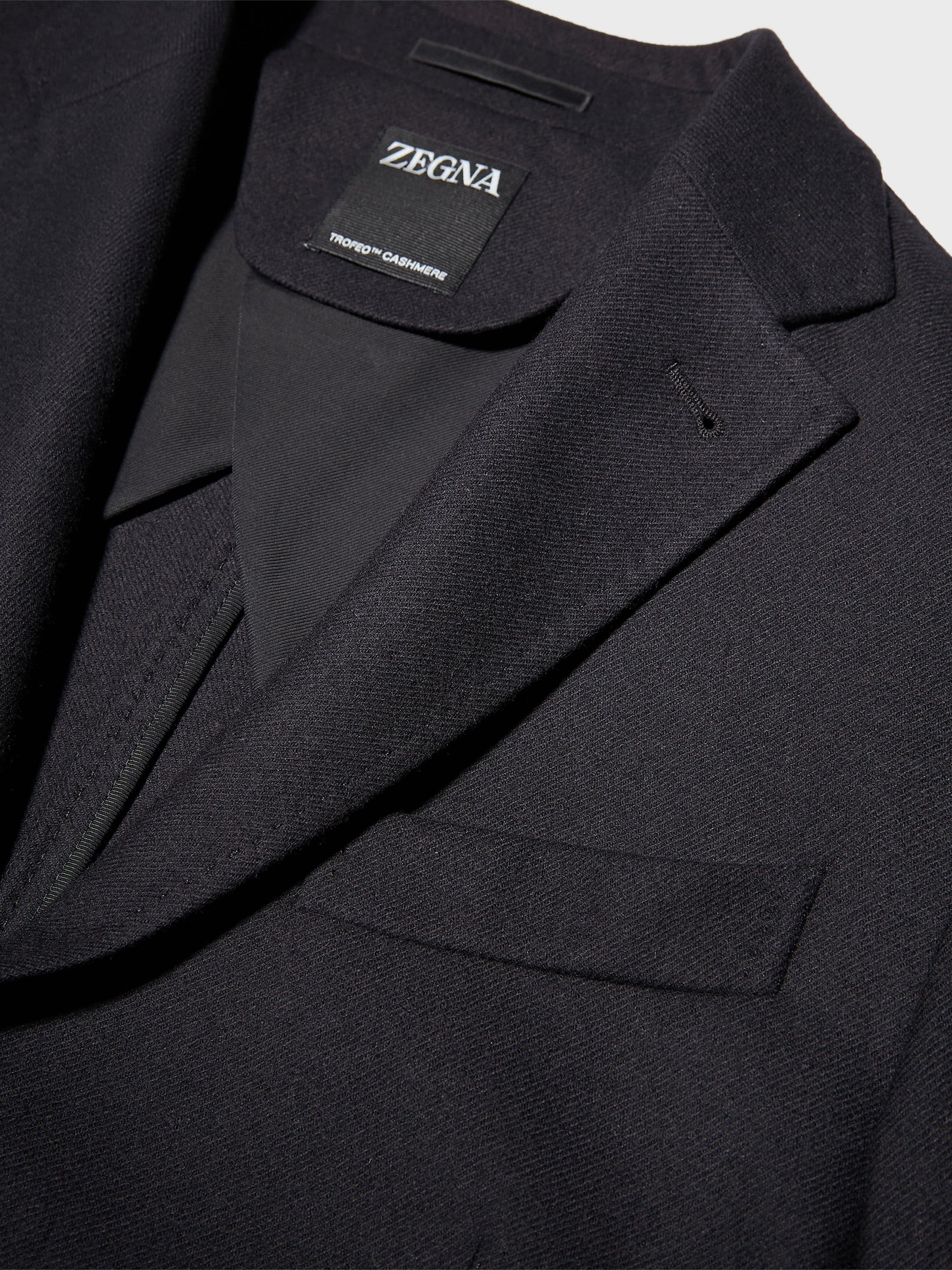 BLACK TROFEO™ CASHMERE SHIRT JACKET - 3