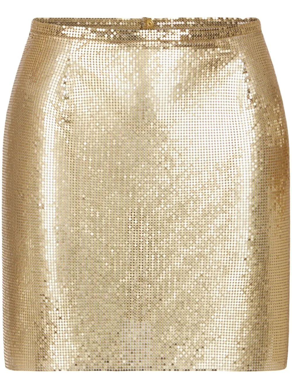 Rabanne Women Mini Metallic Skirt - 1