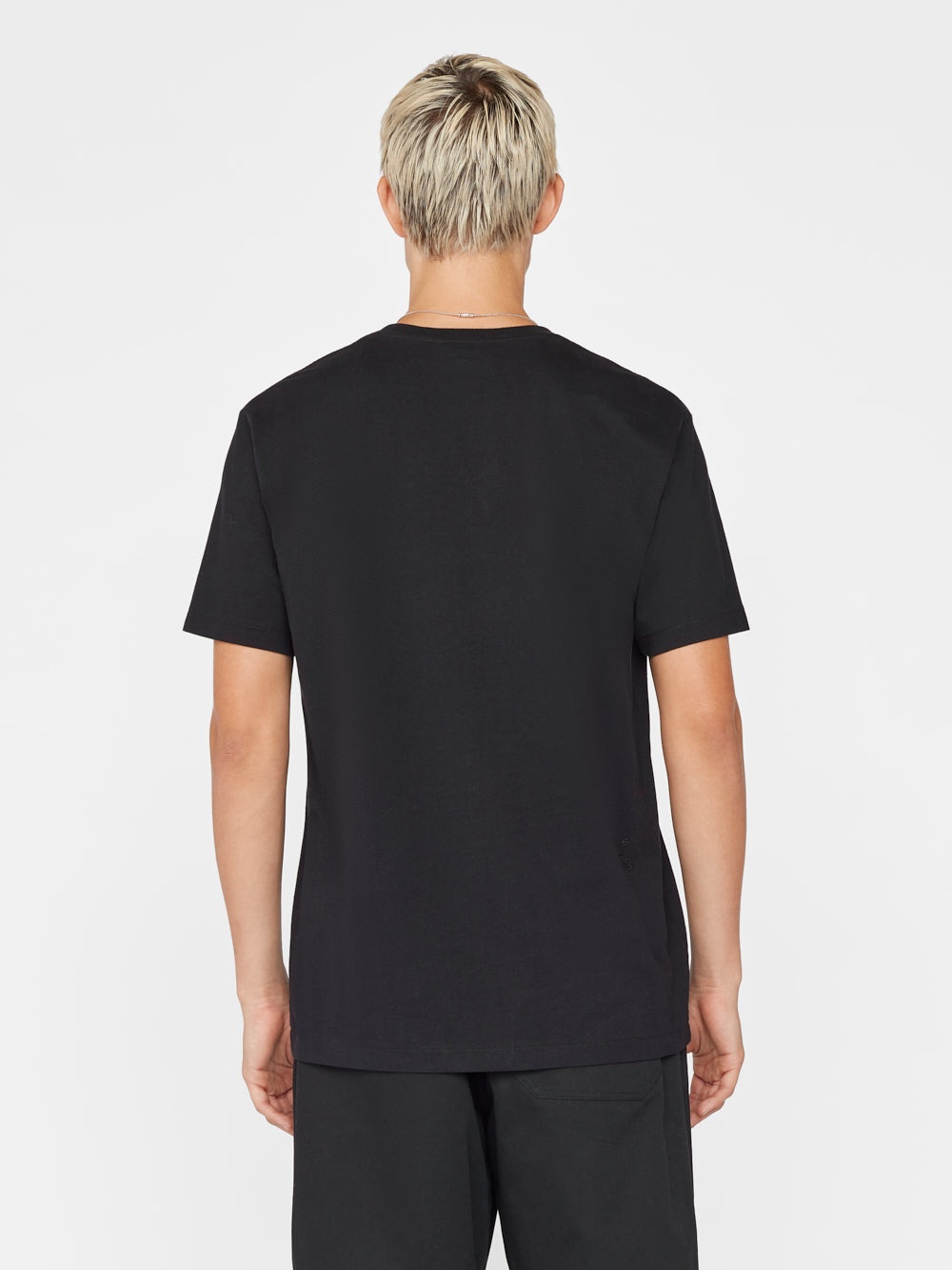 FRAME Logo Tee in Noir - 5