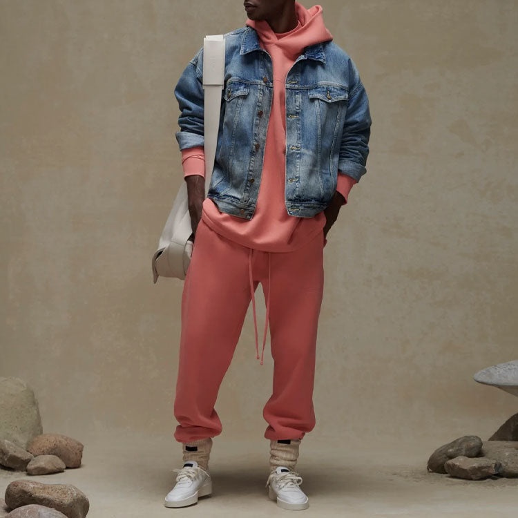 Fear of God Essentials FW22 Relaxed Hoodie 'Coral' FOG-FW22-108 - 3