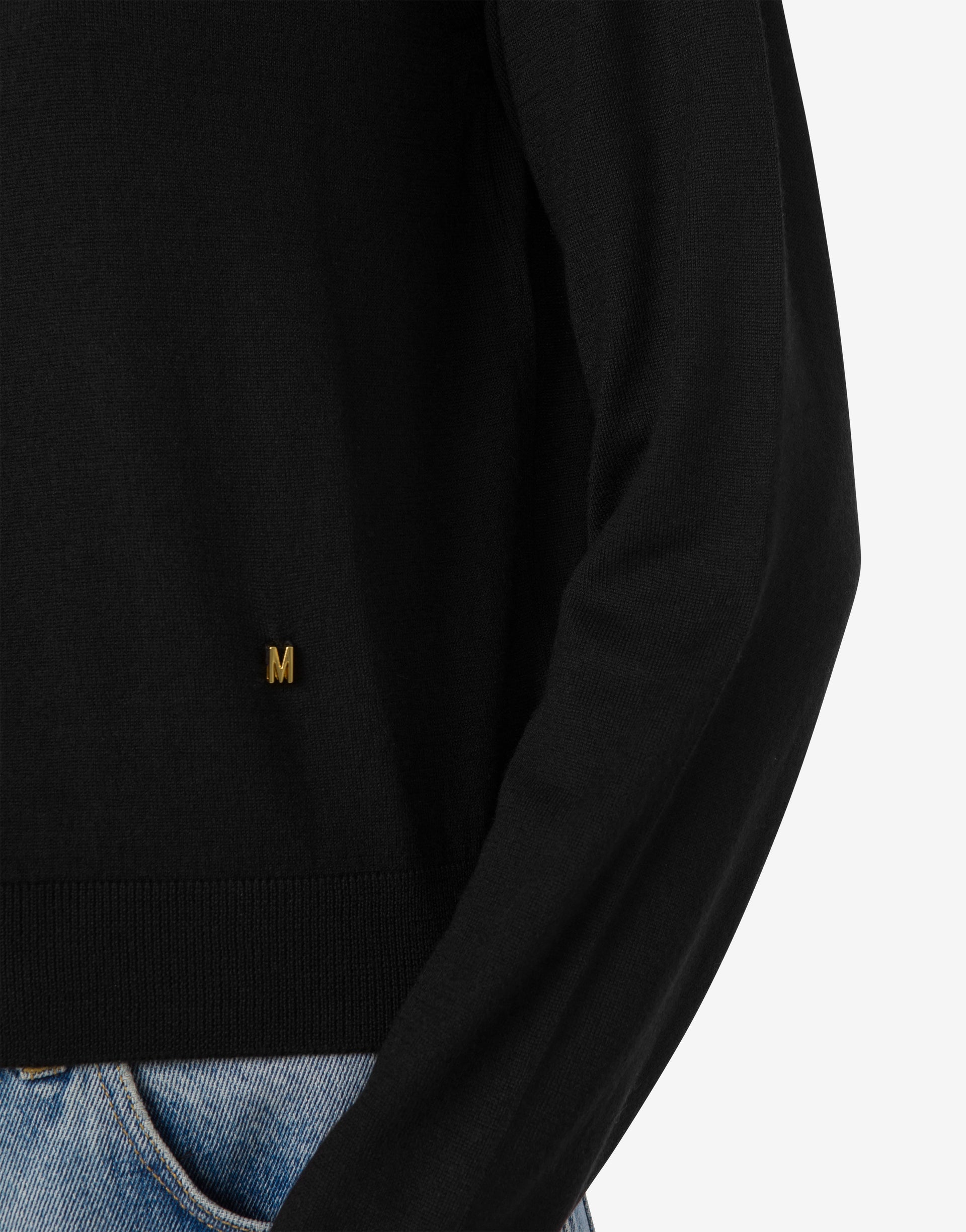 GOLDEN M WOOL AND SILK CARDIGAN - 3