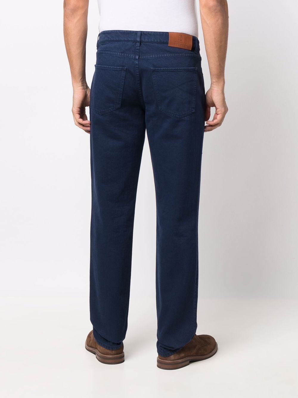 mid-rise straight-leg jeans - 4