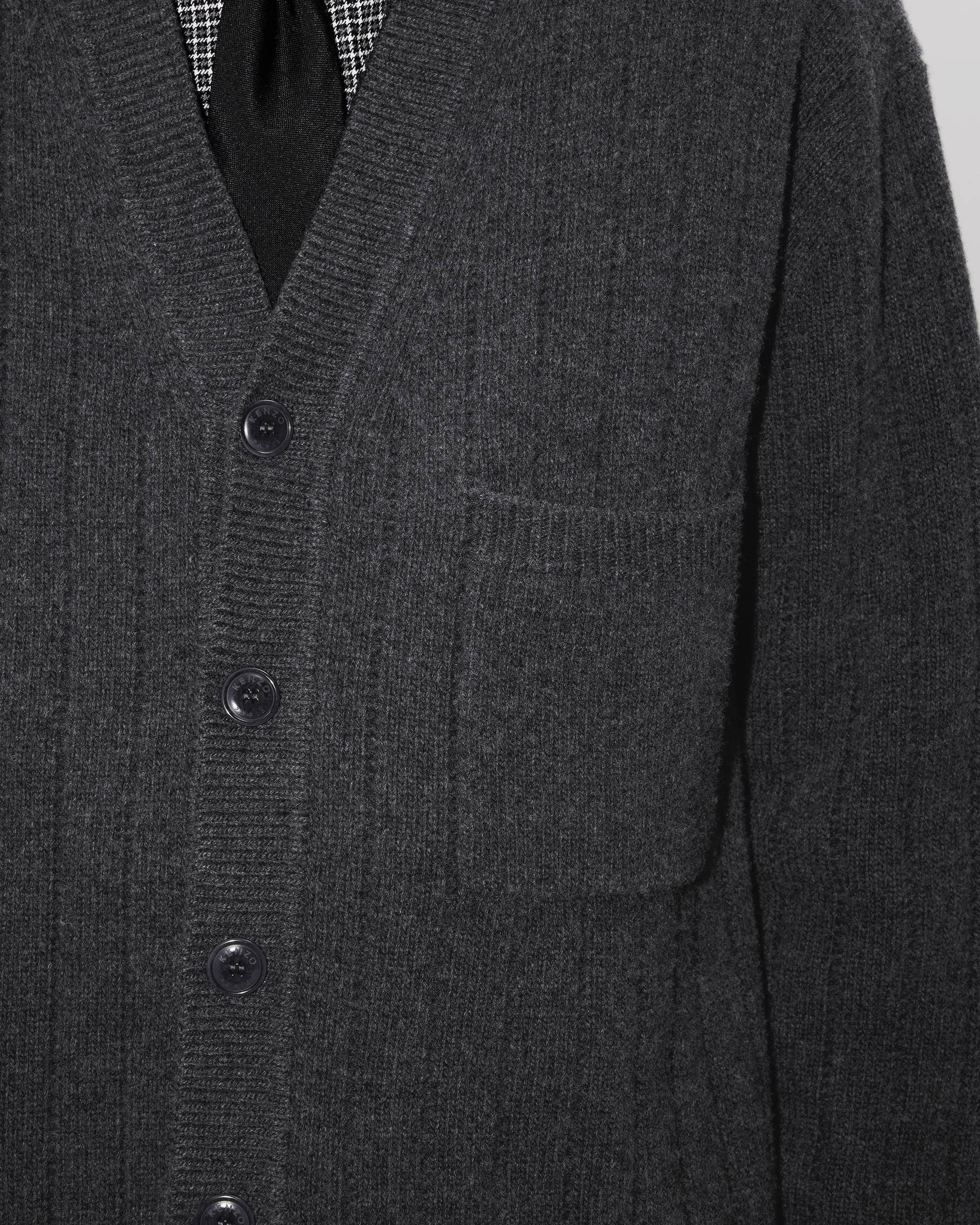 Embroidered cashwool cardigan - 7
