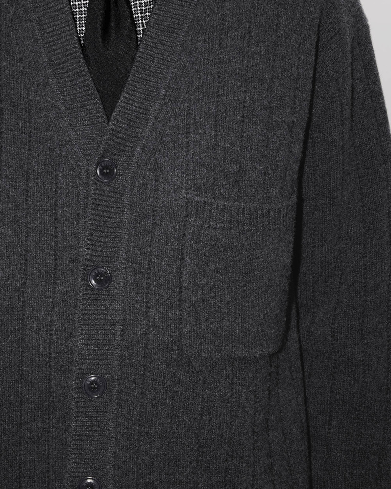 Embroidered cashwool cardigan 7