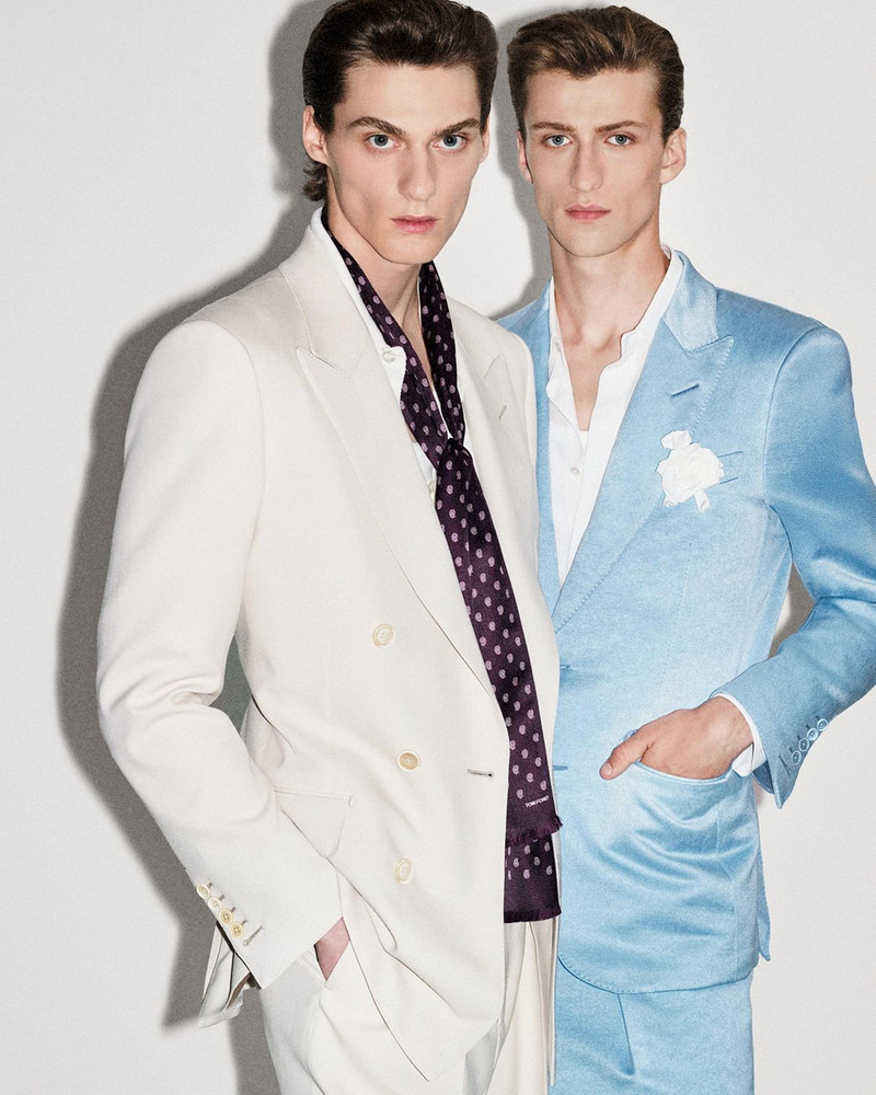 TOM FORD IRREGULAR PEACHED SATIN JACKET outlook