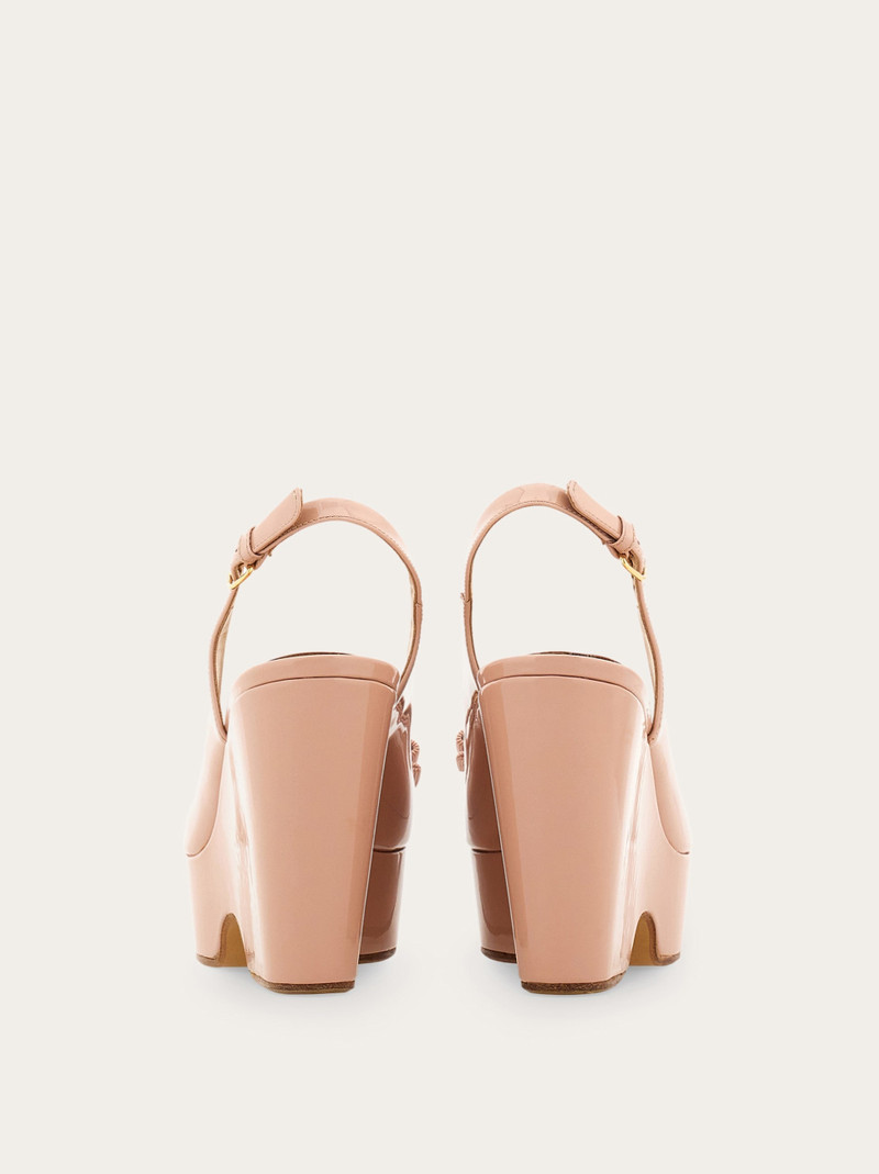 Vara bow platform sandal 4