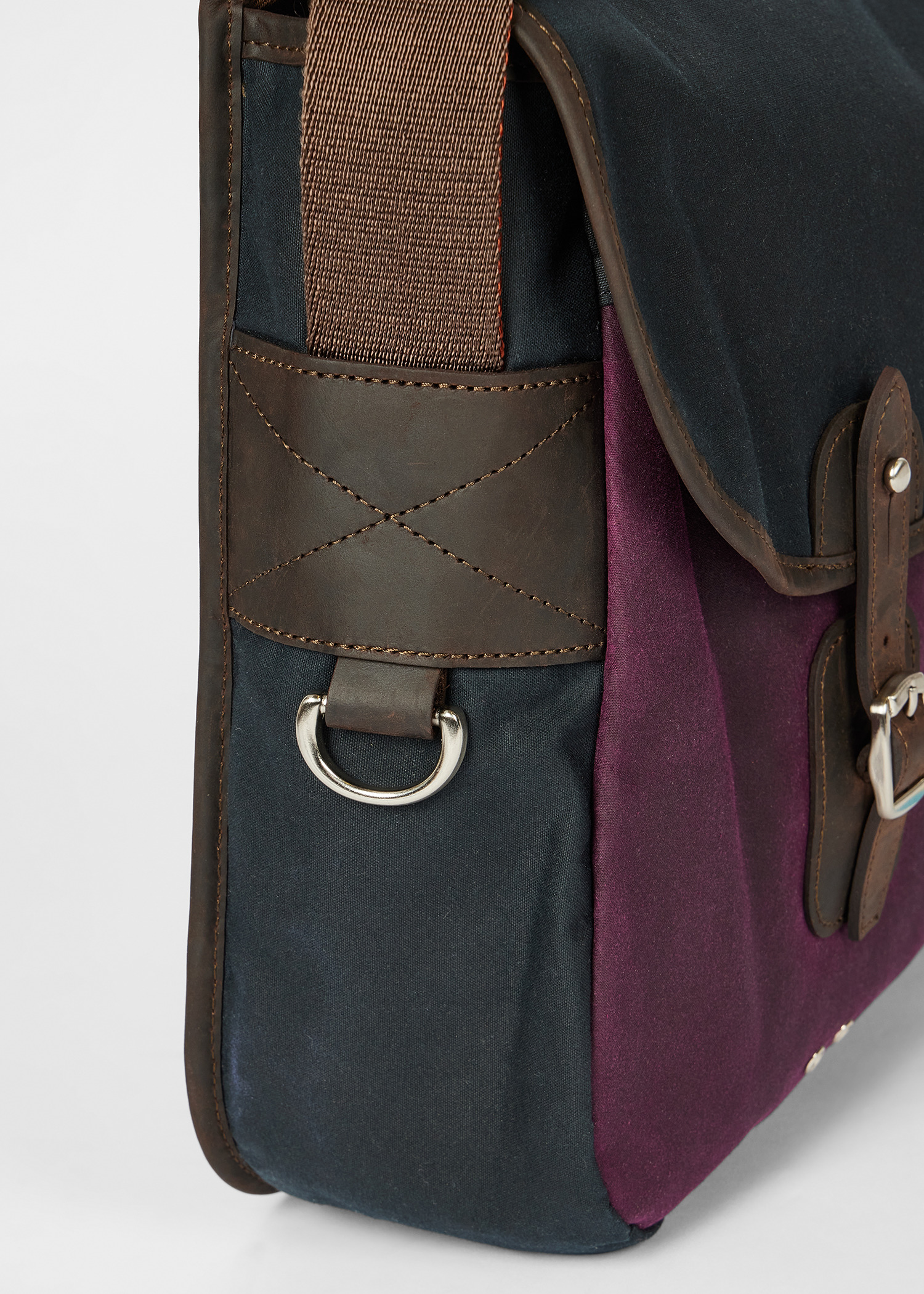 Paul Smith loves Barbour - Night Sky Wax Tarras Bag - 5