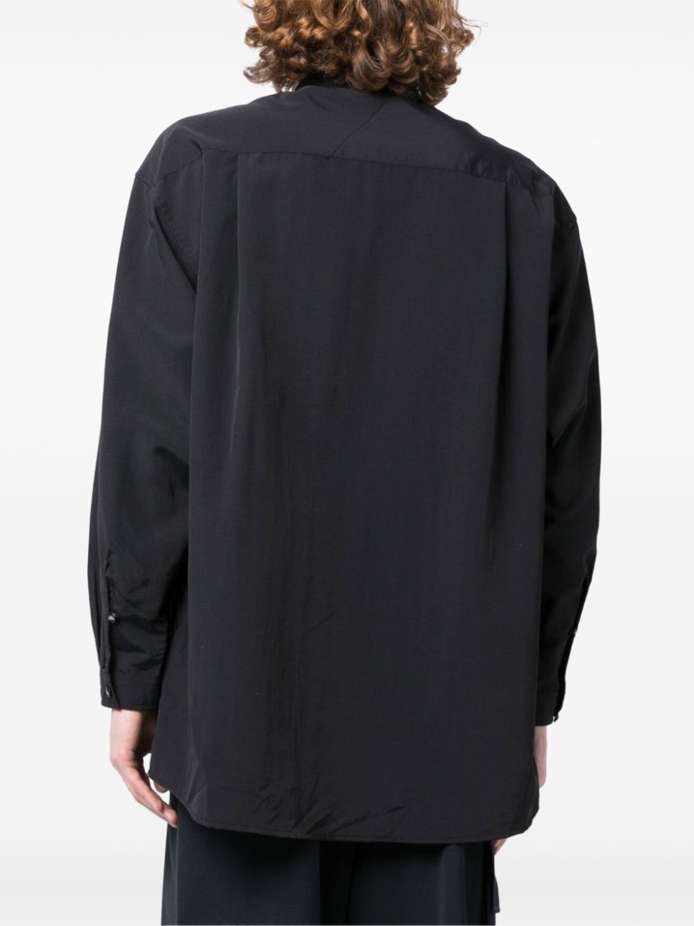 logo-patch shirt - 4