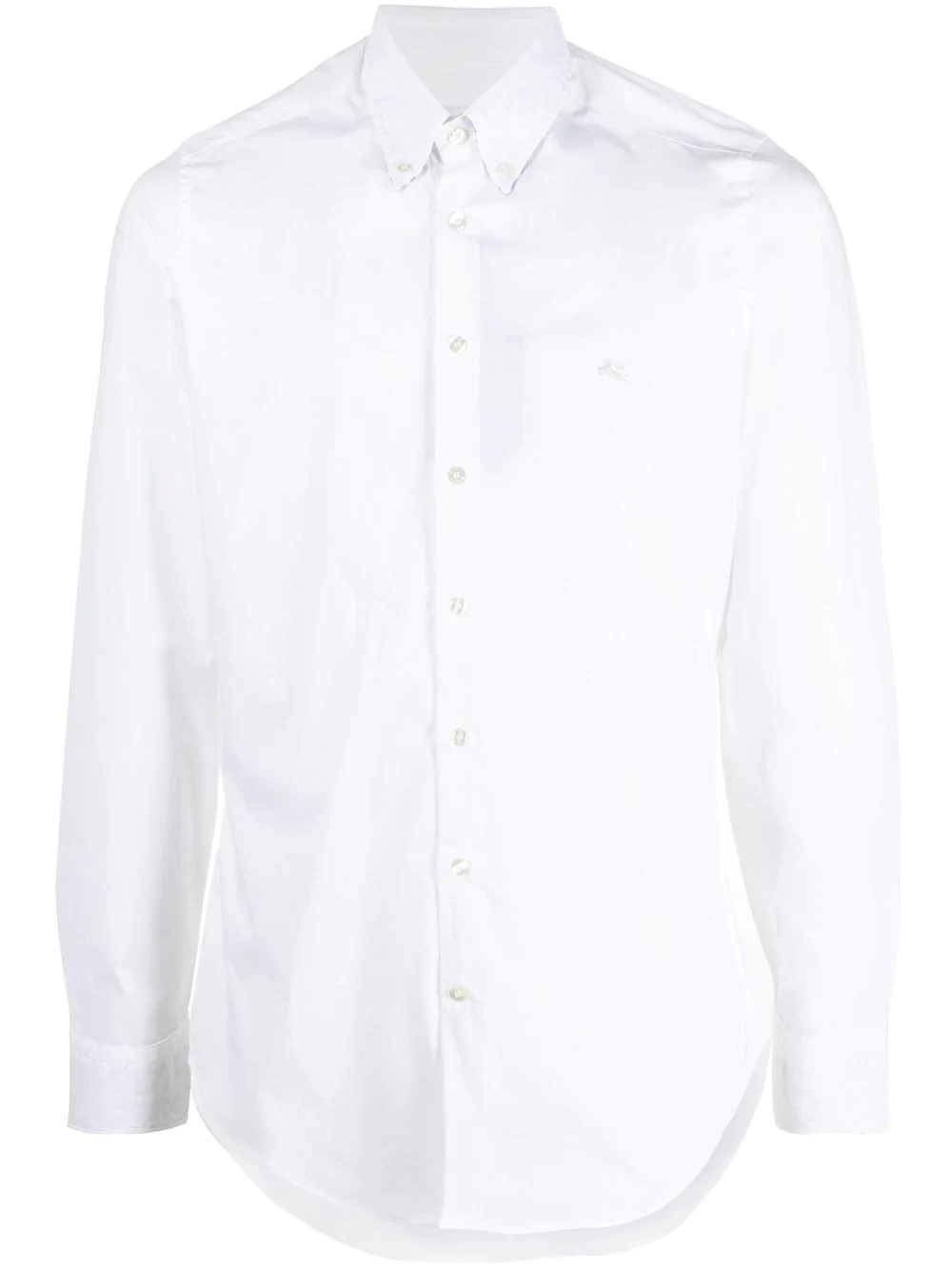 button-down fitted shirt - 1