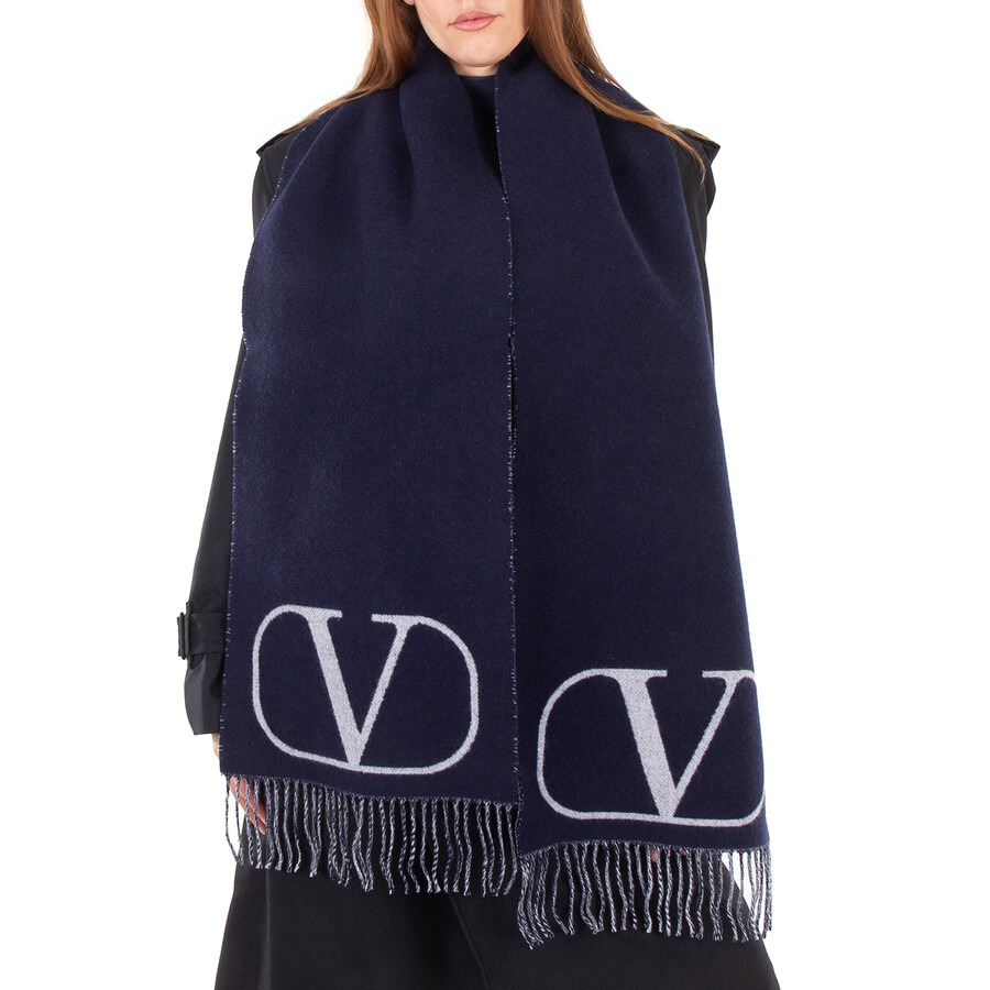 Valentino Signature Logo Scarf - 2