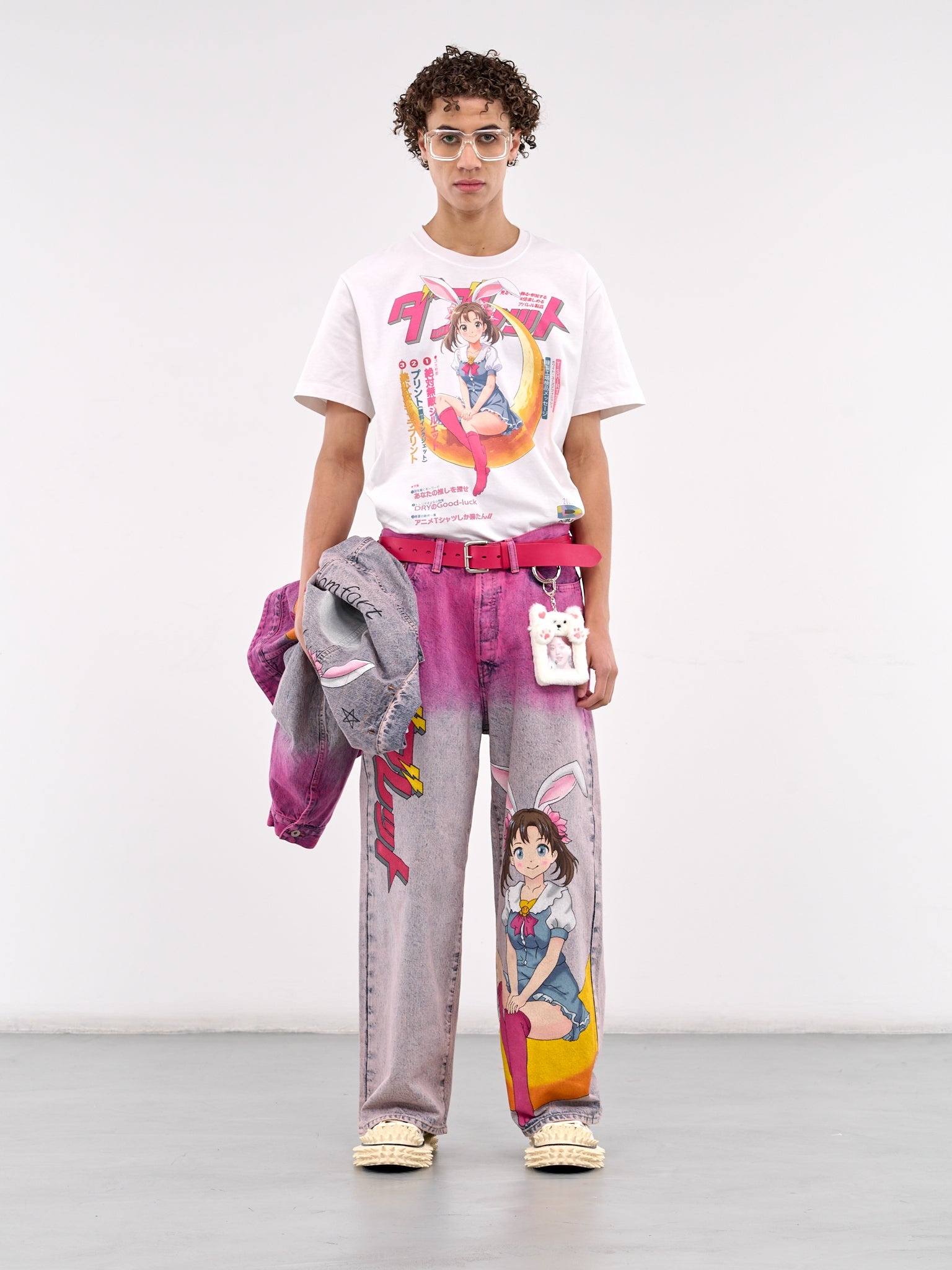 Hand-Painted Anime Denim Jacket - 6