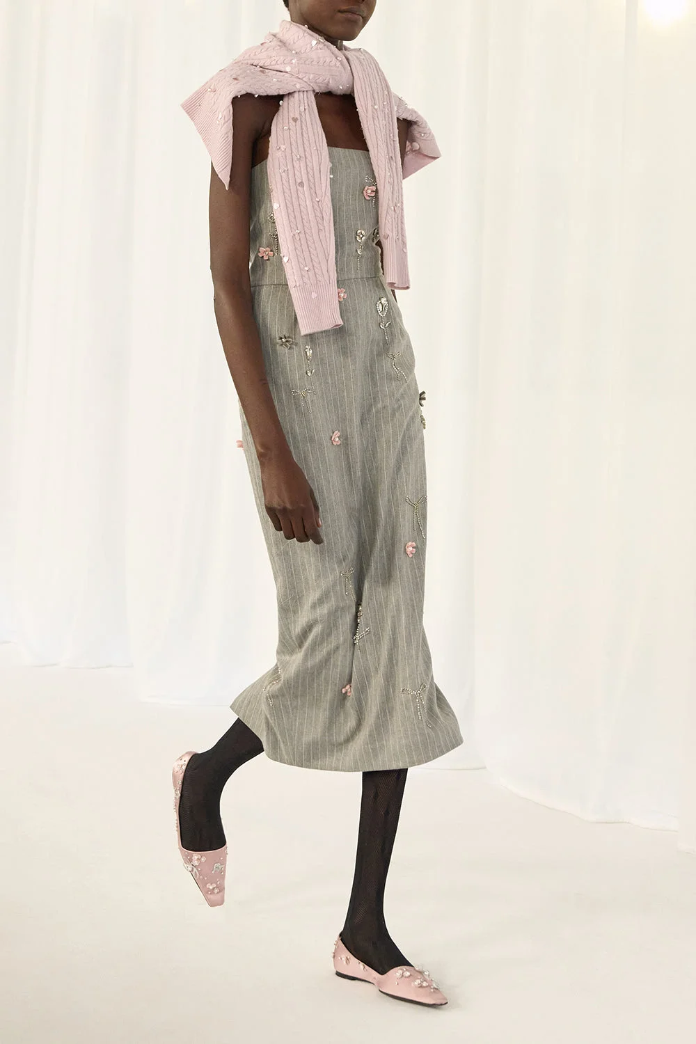 Elena Embroidered Dress - 1