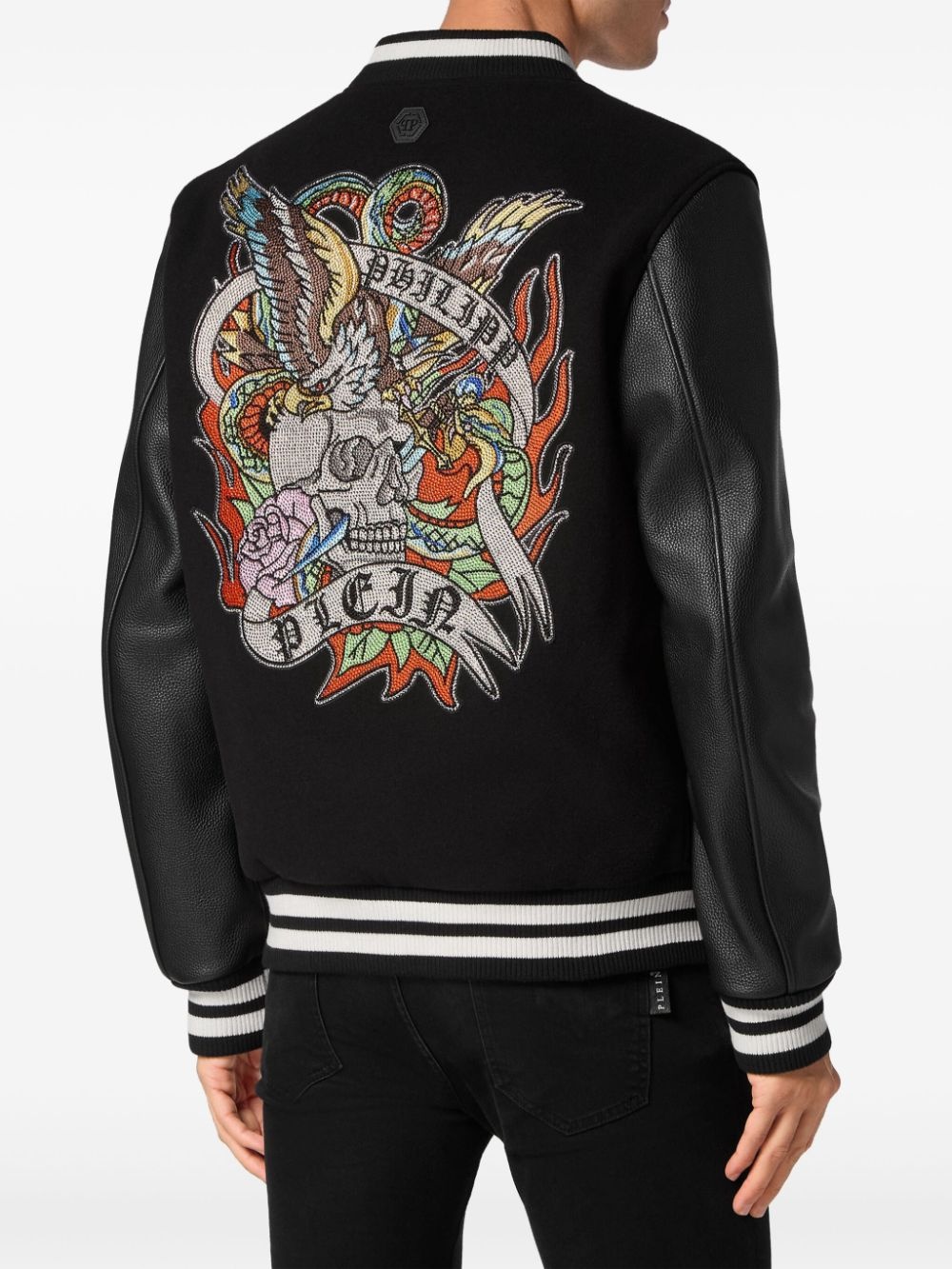 tiger-print bomber jacket - 4