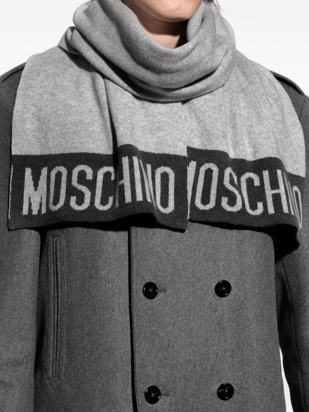 logo-detail scarf - 4