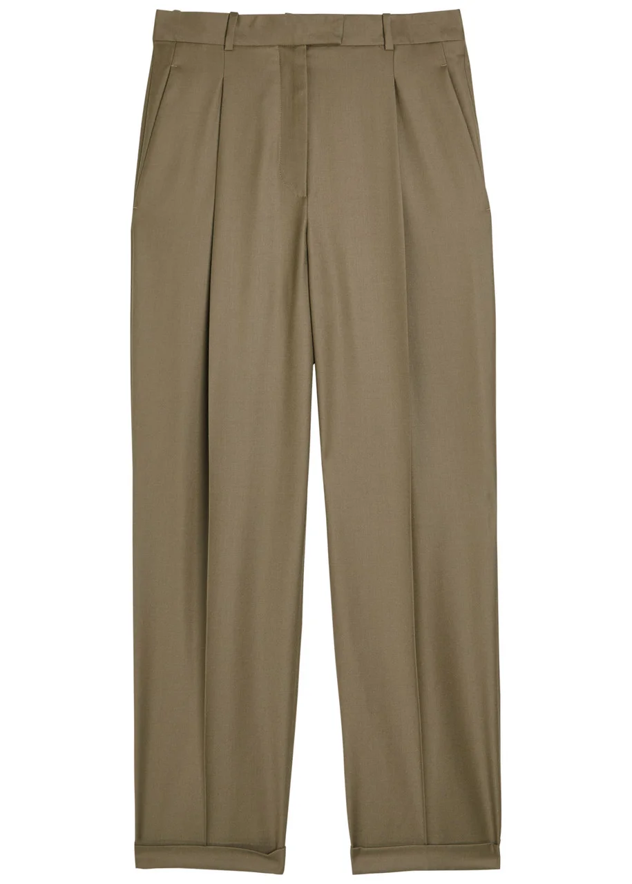 The Row Sorina Straight-leg Wool Trousers - 1