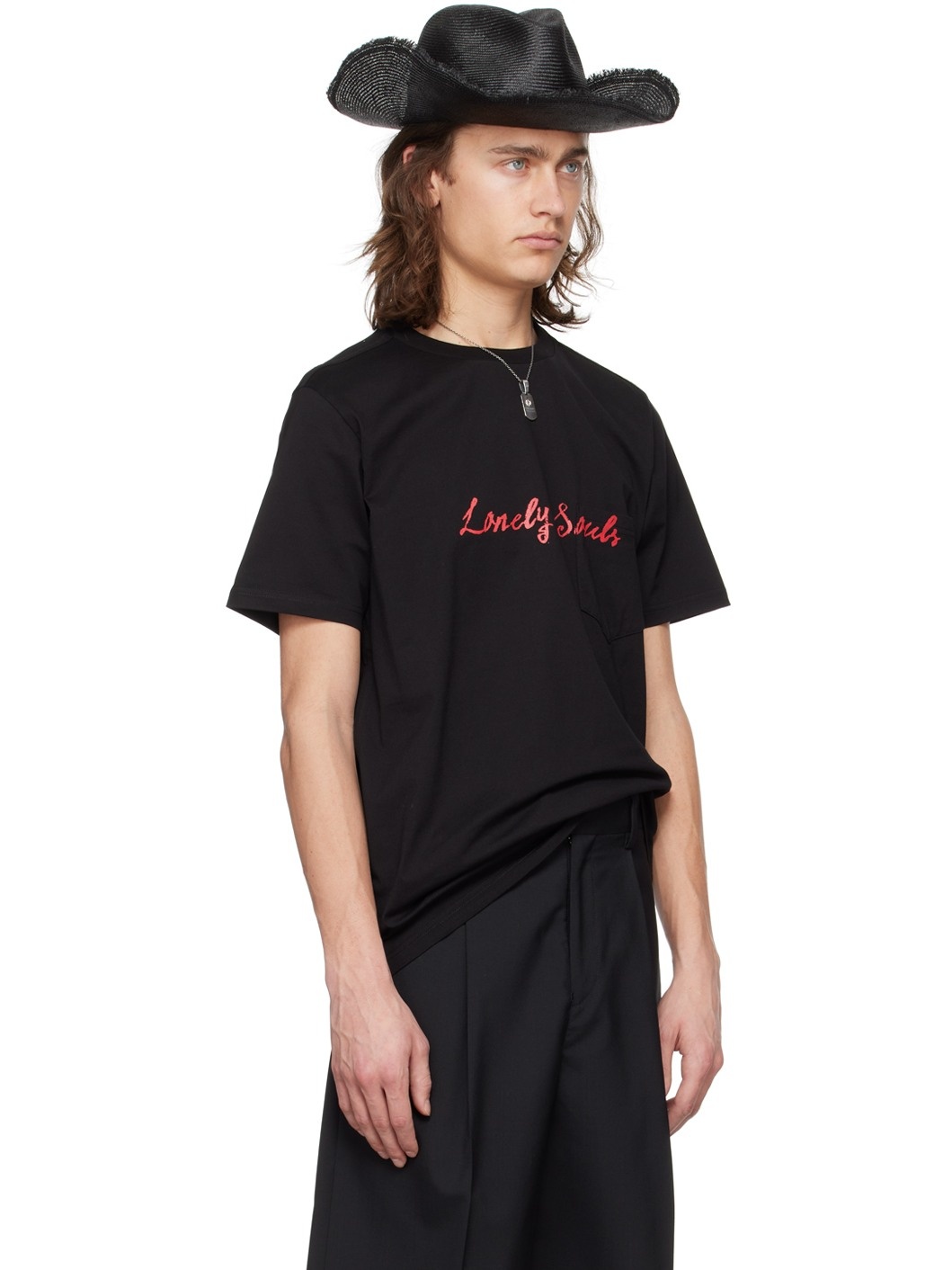 Black 'Lonely Souls' T-Shirt - 2
