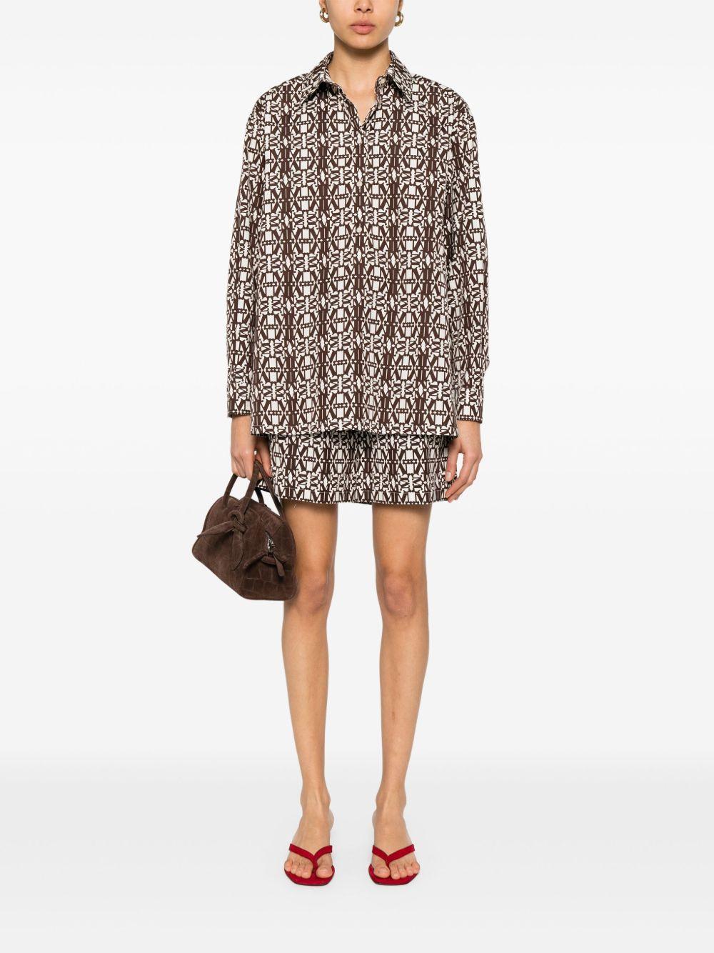 Max Mara Women Printed Cotton Shorts - 3