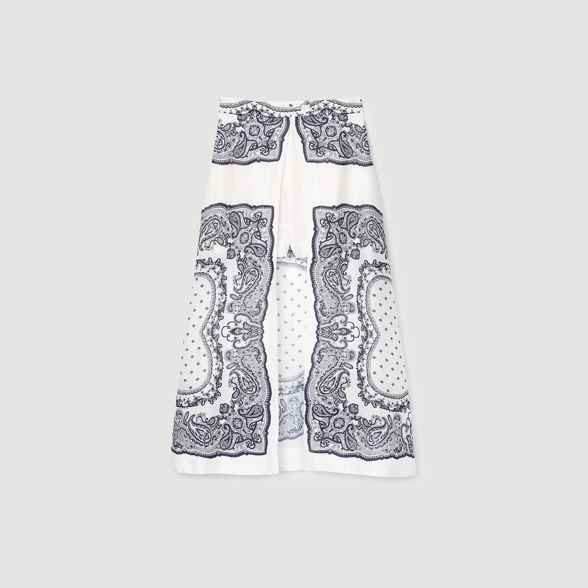 BANDANA-MOTIF SKIRT SHORTS - 6