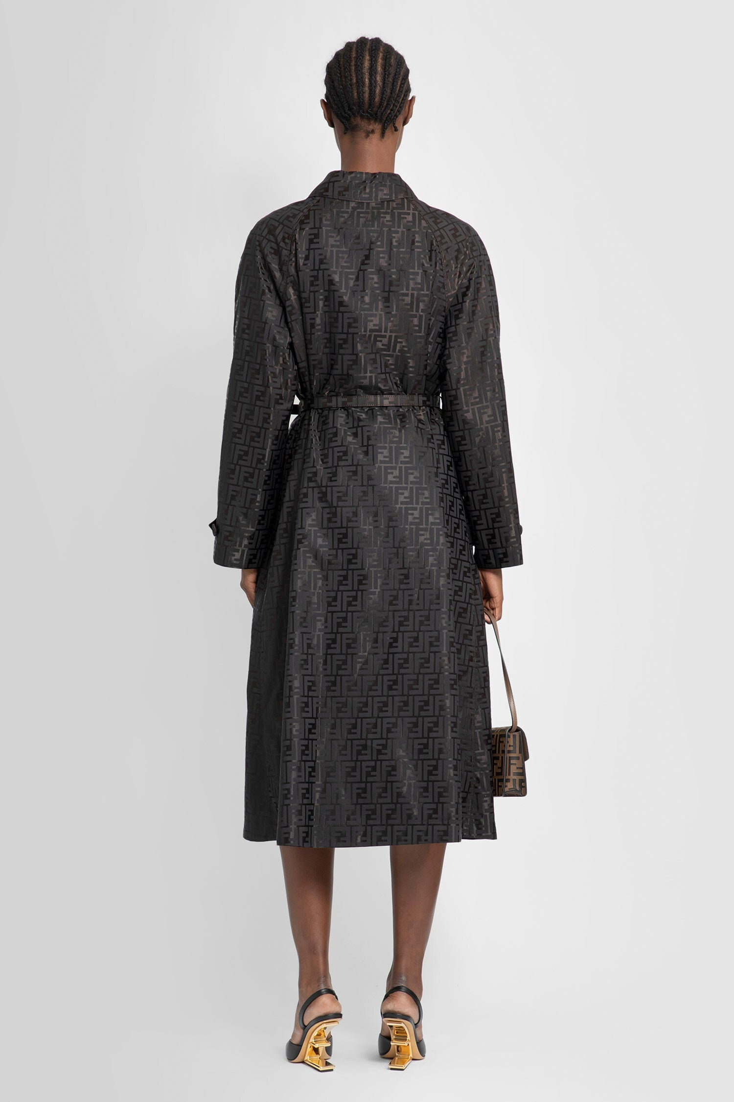 FENDI WOMAN BLACK COATS - 3