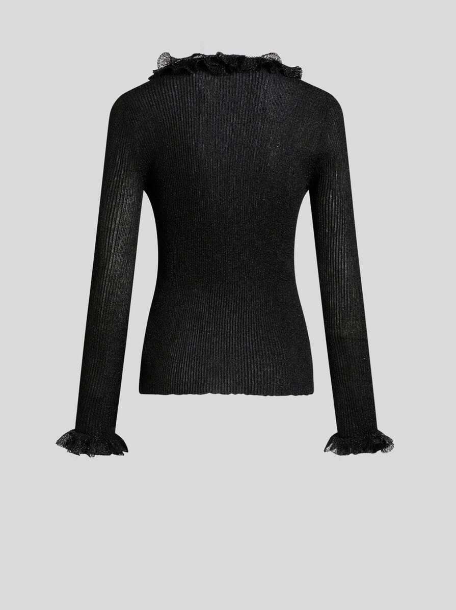 METALLIC TOP WITH FLOUNCES - 6