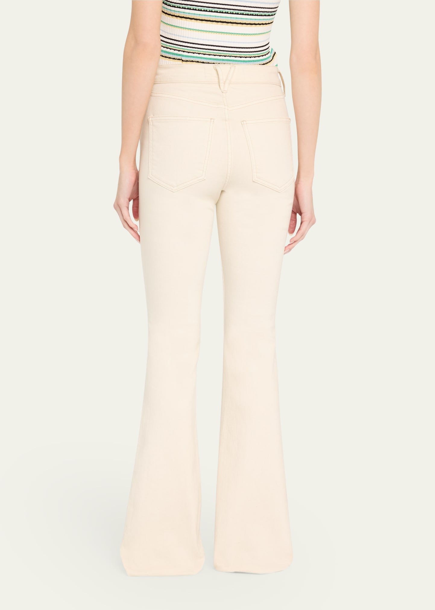 Beverly High-Rise Skinny Flare Jeans - 3