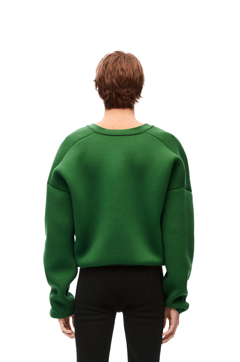 Draped cardigan in wool 4