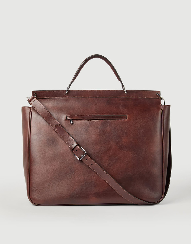 Brunello Cucinelli Calfskin casual briefcase outlook