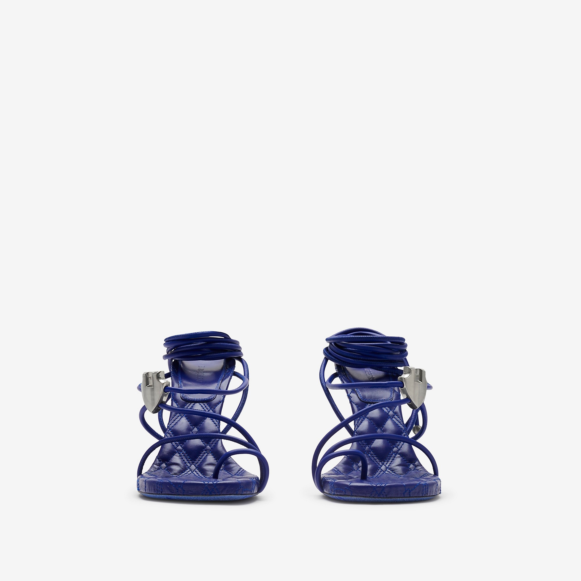 Leather Ivy Shield Heeled Sandals - 3