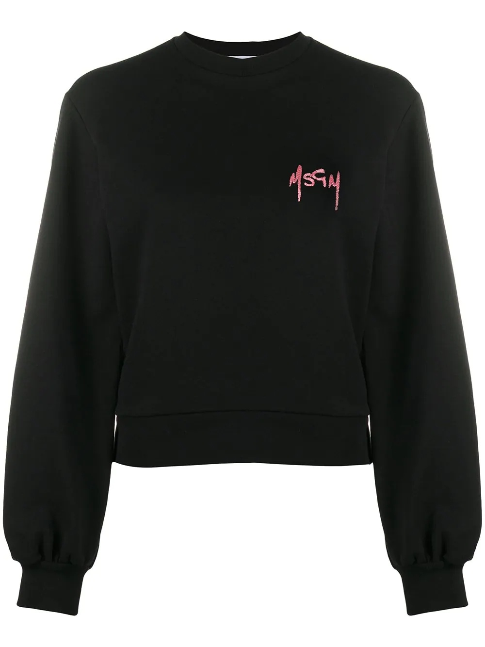 logo embroidered sweatshirt - 1