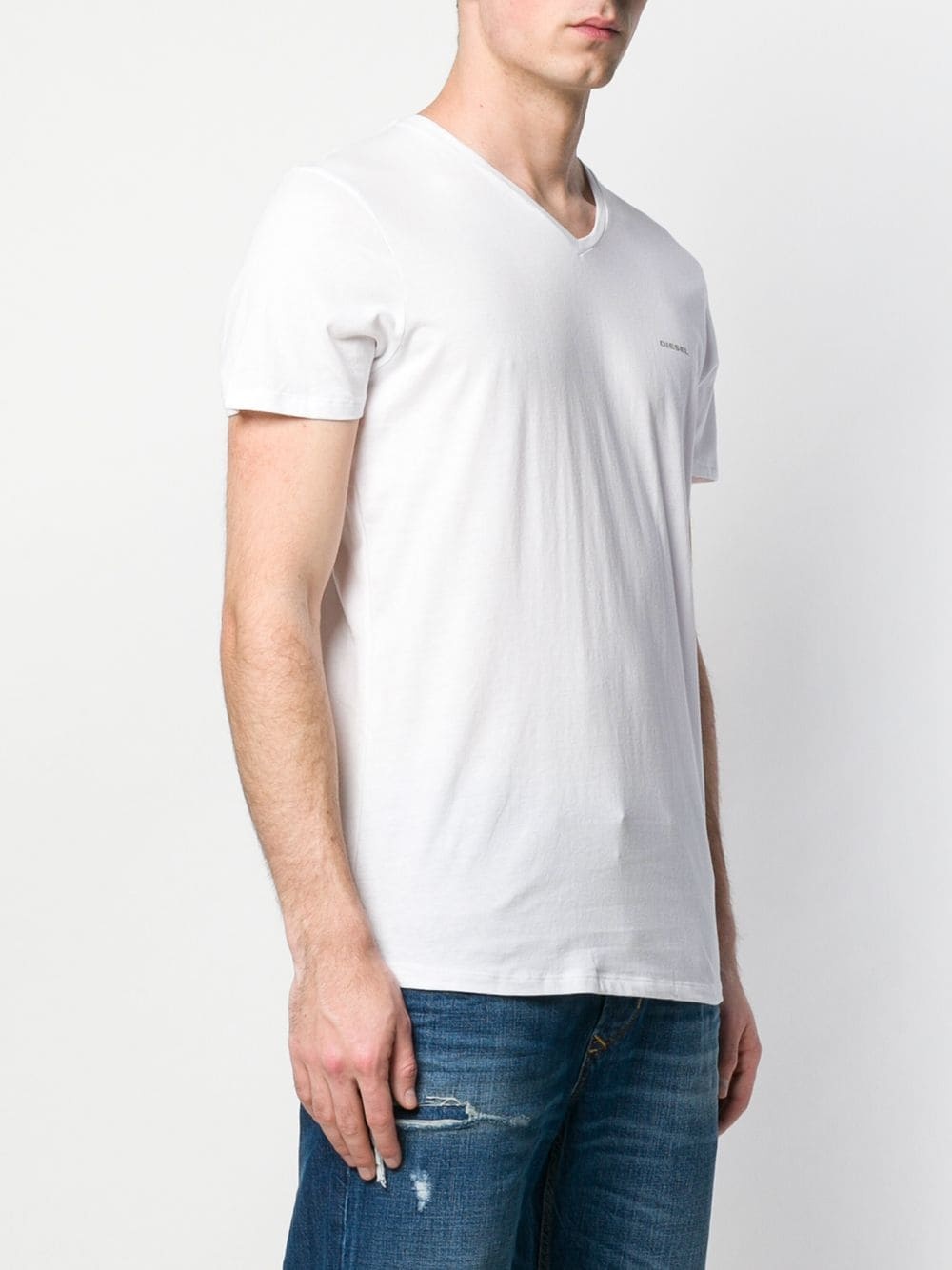 v-neck T-shirt - 3