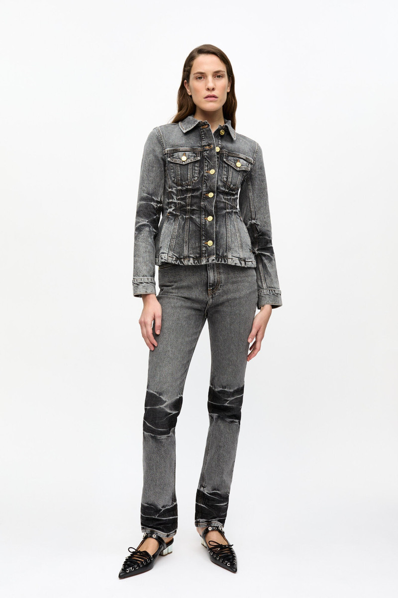 BLACK WASHED FUTURE DENIM BLAZER 3