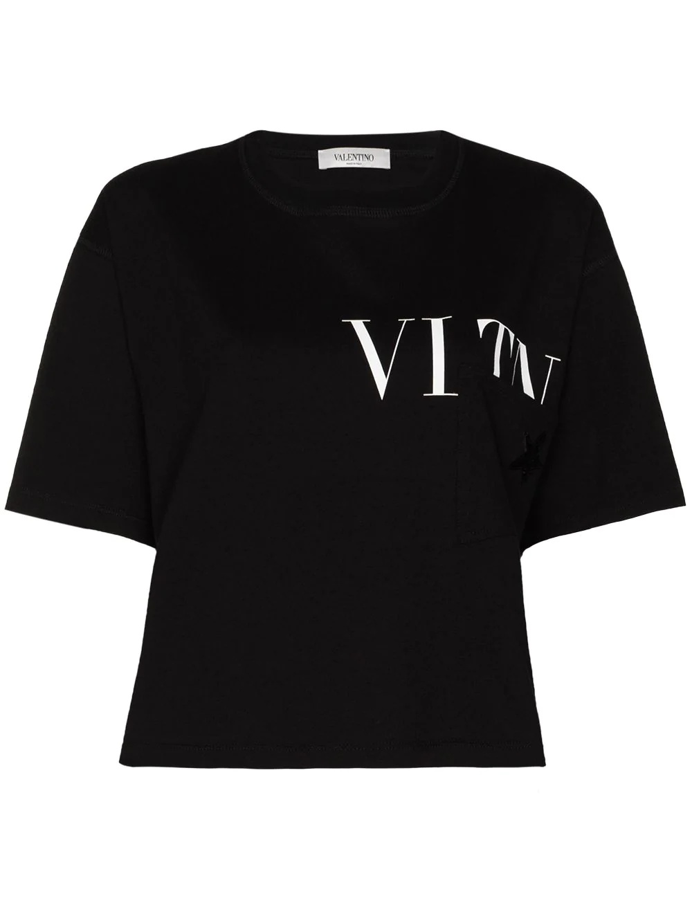 VLTN logo cropped T-shirt - 1