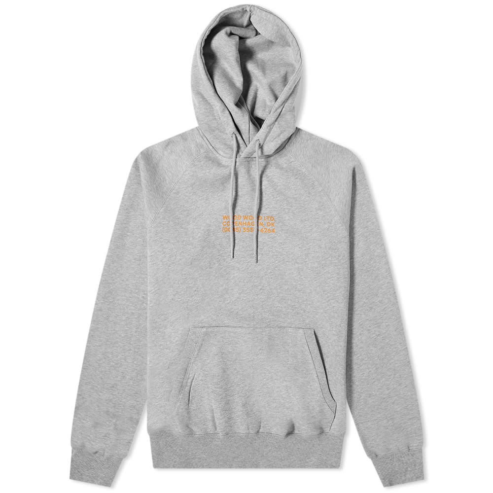 Wood Wood Fred Chest Logo Hoody - 1