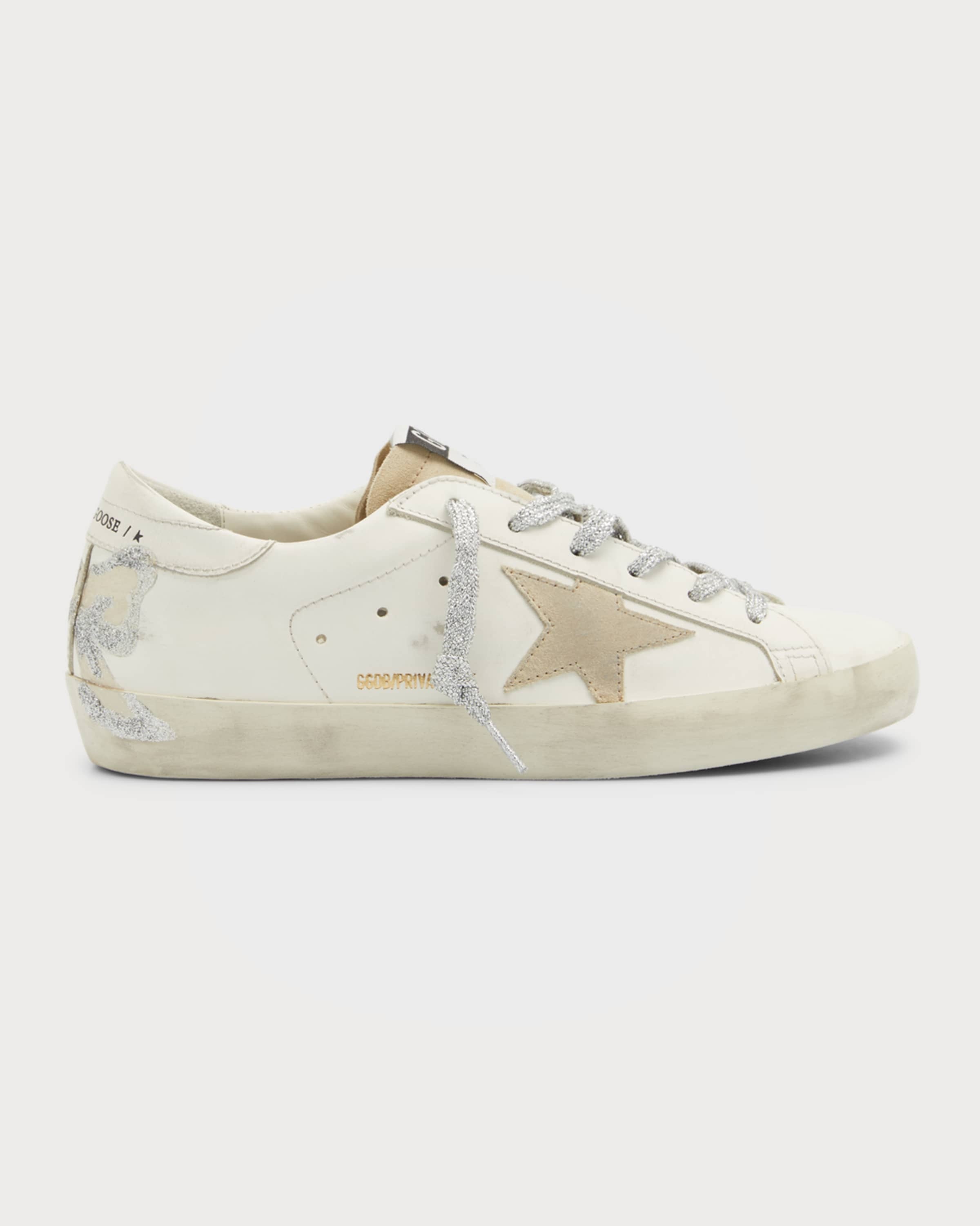 Women's Super-Star sneakers with gold foxing