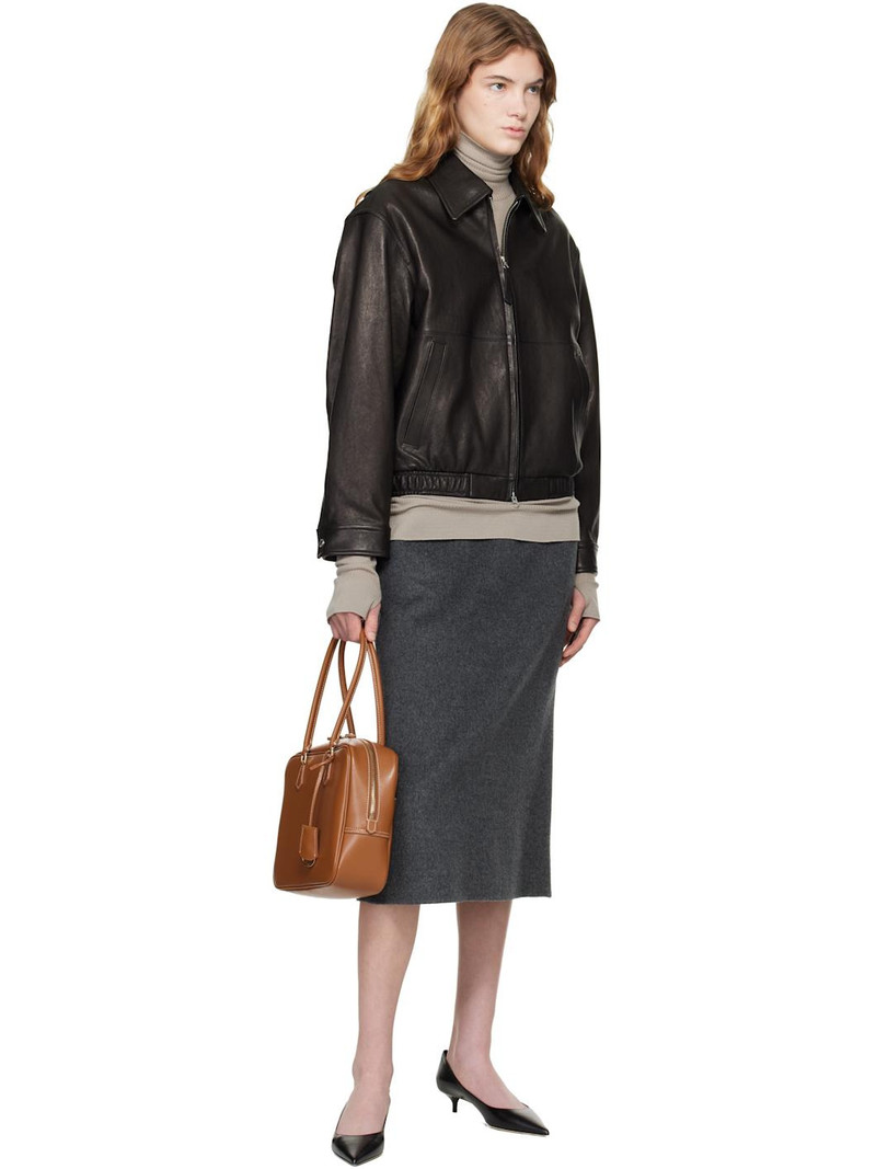 Dunst Black Drizzler Leather Jacket outlook