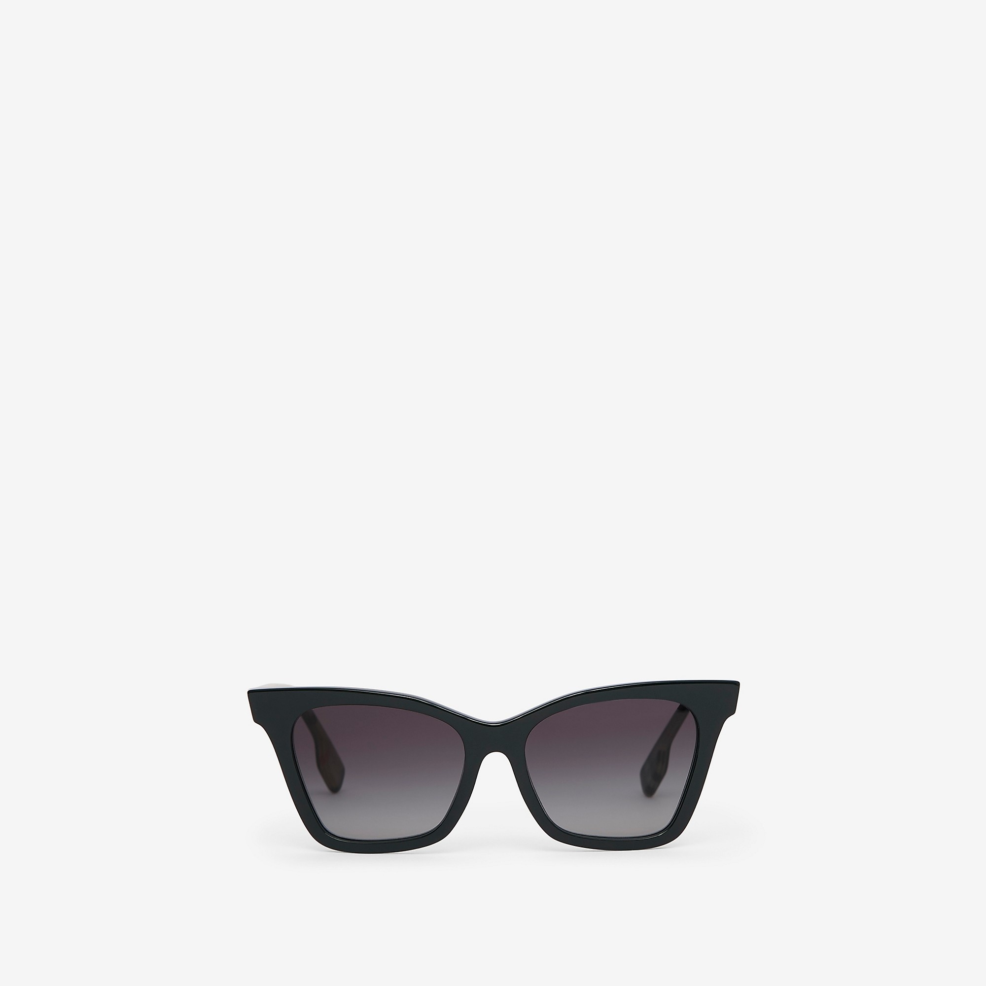 Check Detail Bio-acetate Square Frame Sunglasses - 1