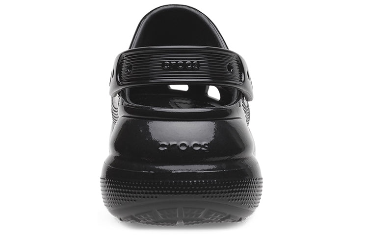 (WMNS) Crocs Crush High Shine Clogs 'Black' 209285-001 - 5