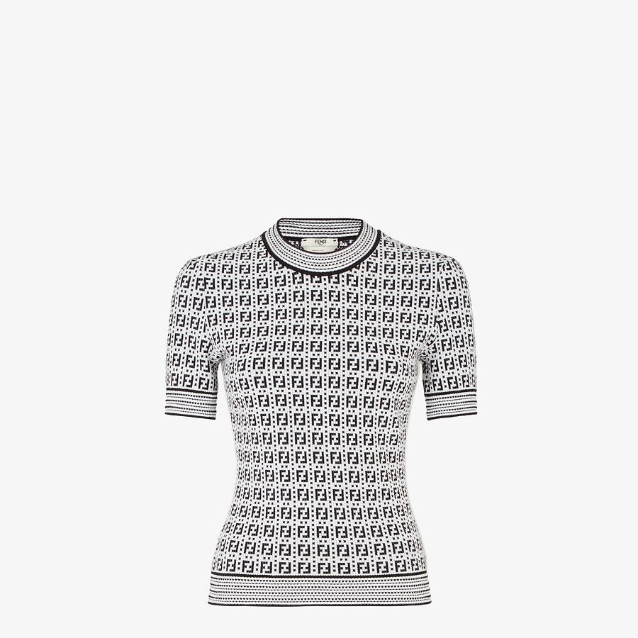White viscose sweater - 1