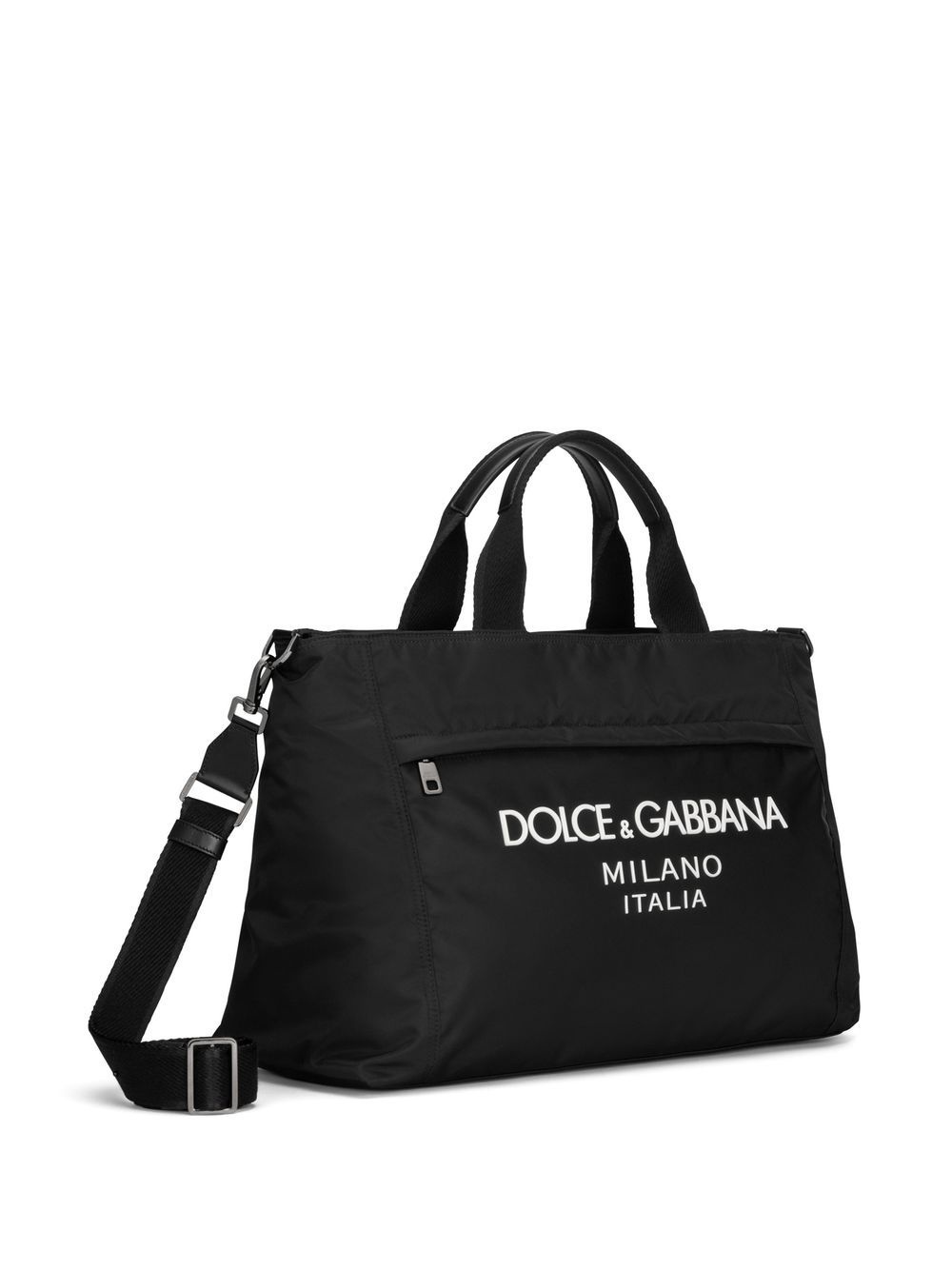 logo-print tote bag - 4