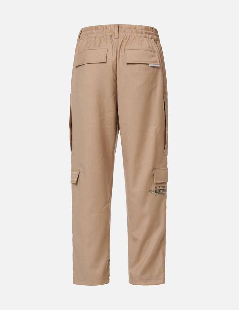Logo Patch Wide Leg Cargo Pants 8