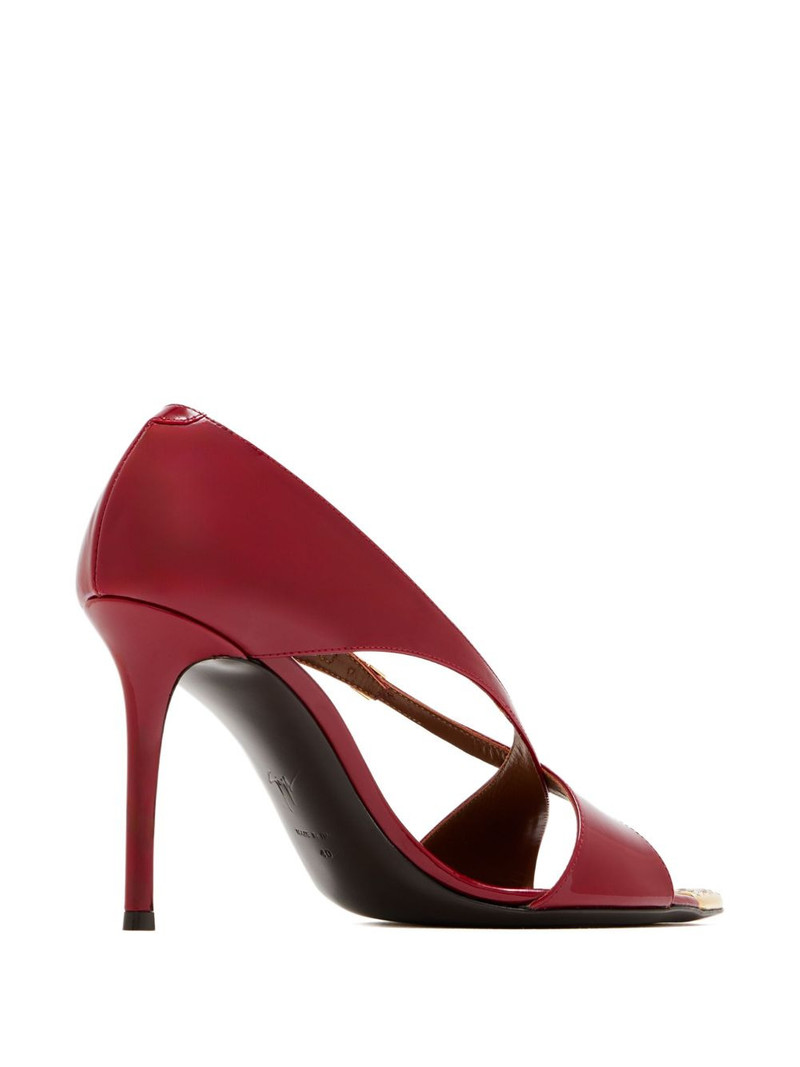 90mm Intriigo Croisée Crystal sandals 4