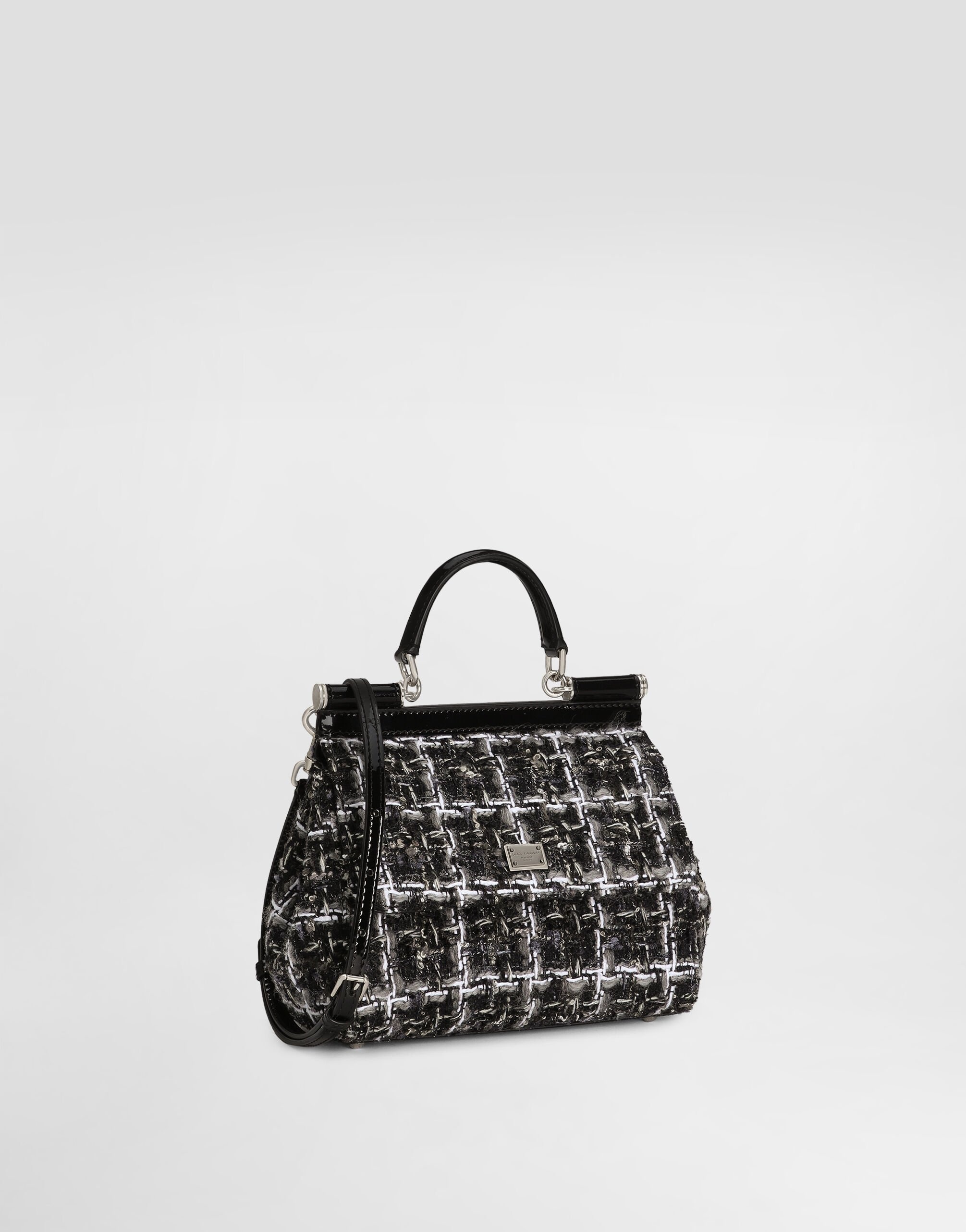 Medium Sicily boucle handbag - 3