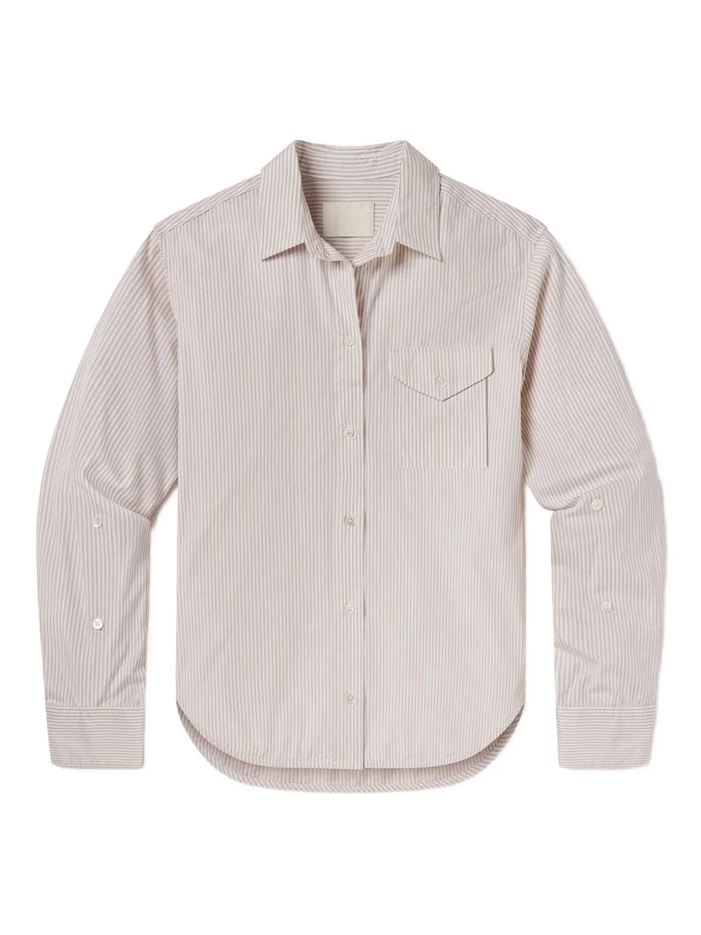 striped pocket shirt - 1