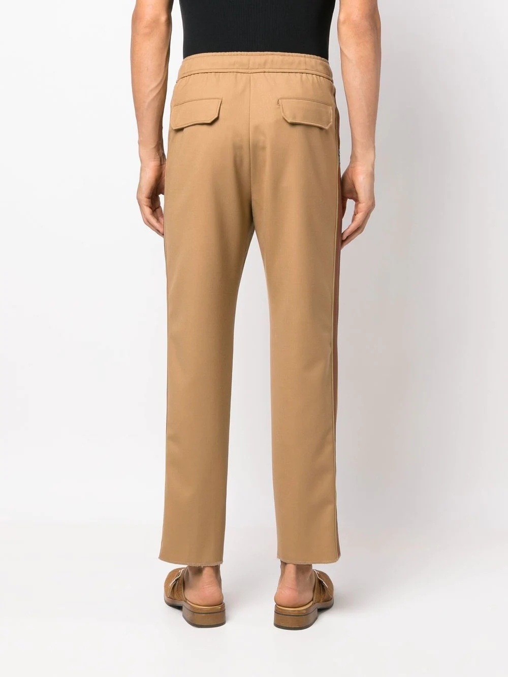 straight-leg virgin-wool trousers - 4