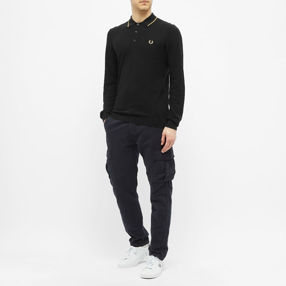 Fred Perry Authentic Long Sleeve Knitted Polo - 6