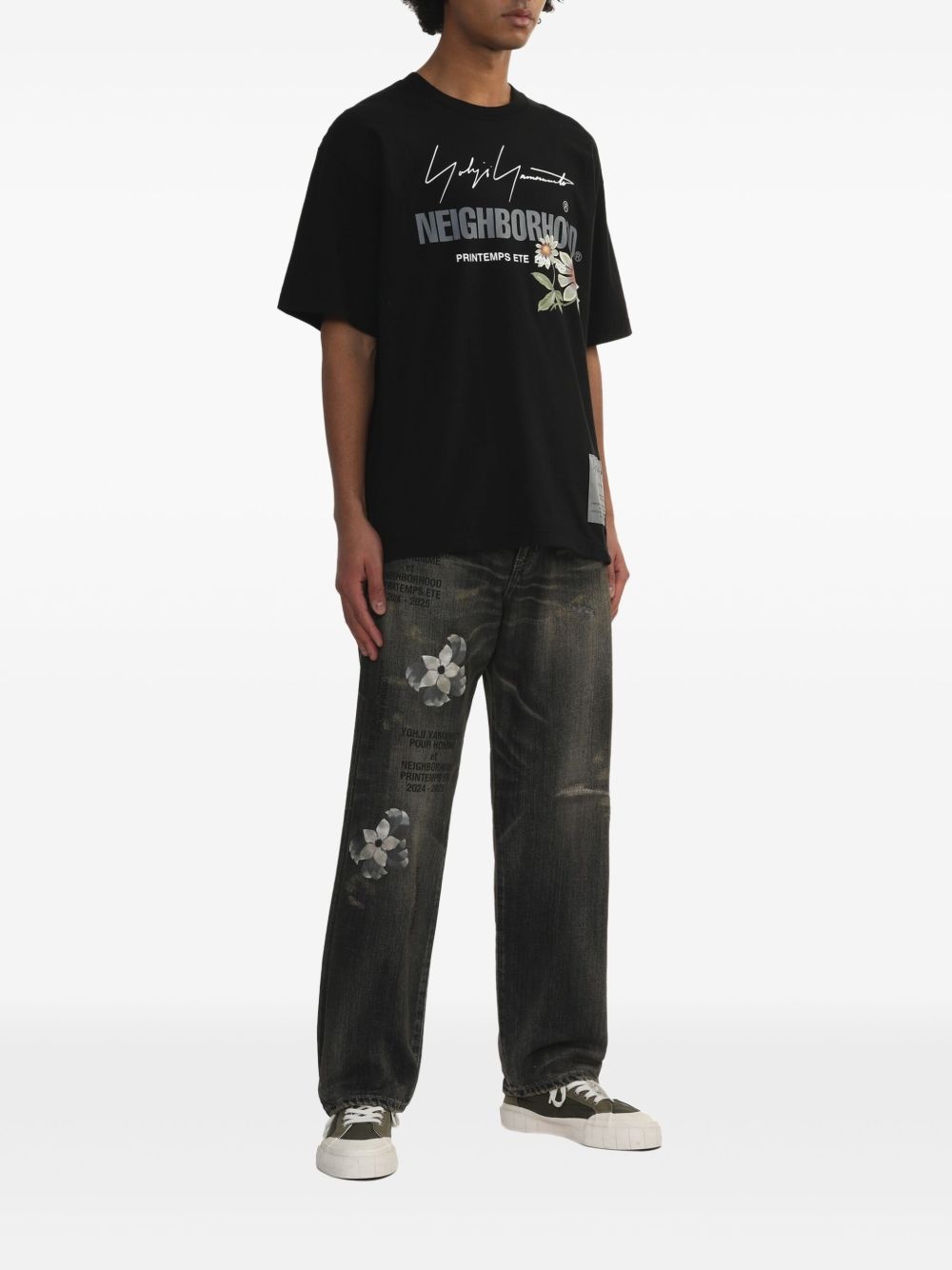 x Neighbourhood cotton T-shirt - 2