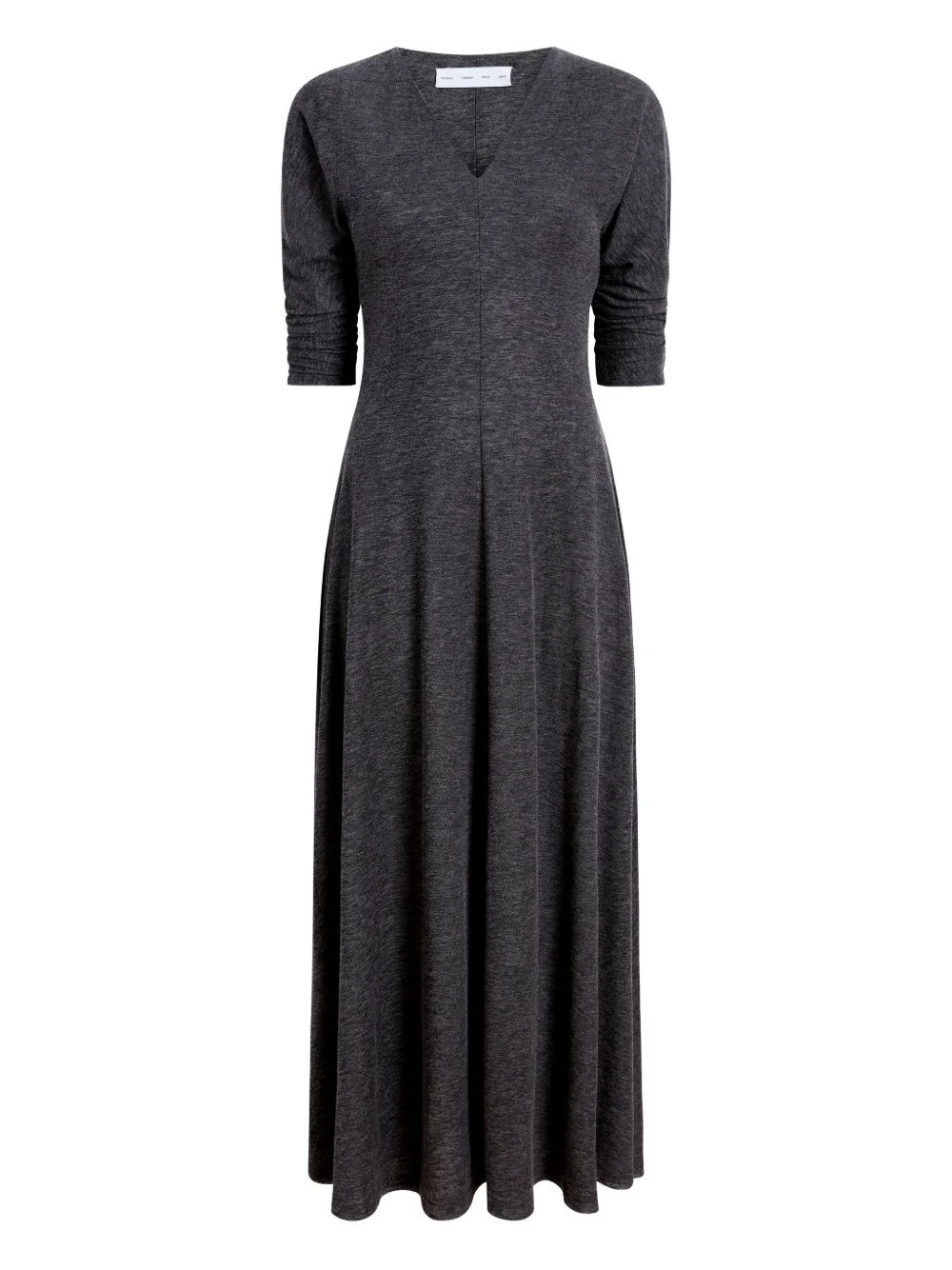 Livia V-neck flared midi dress - 1