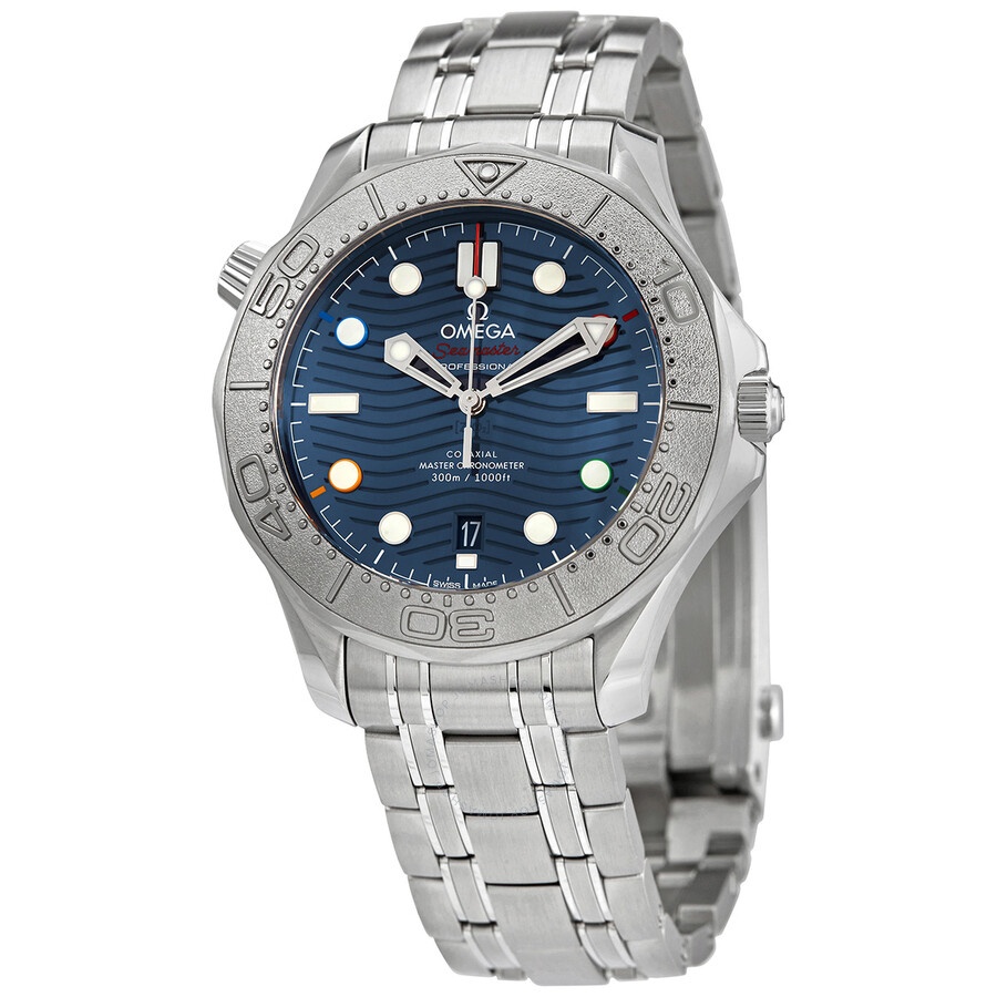 Omega Seamaster "Beijing 2022" Automatic Chronometer Blue Dial Men's Watch 522.30.42.20.03.001 - 1